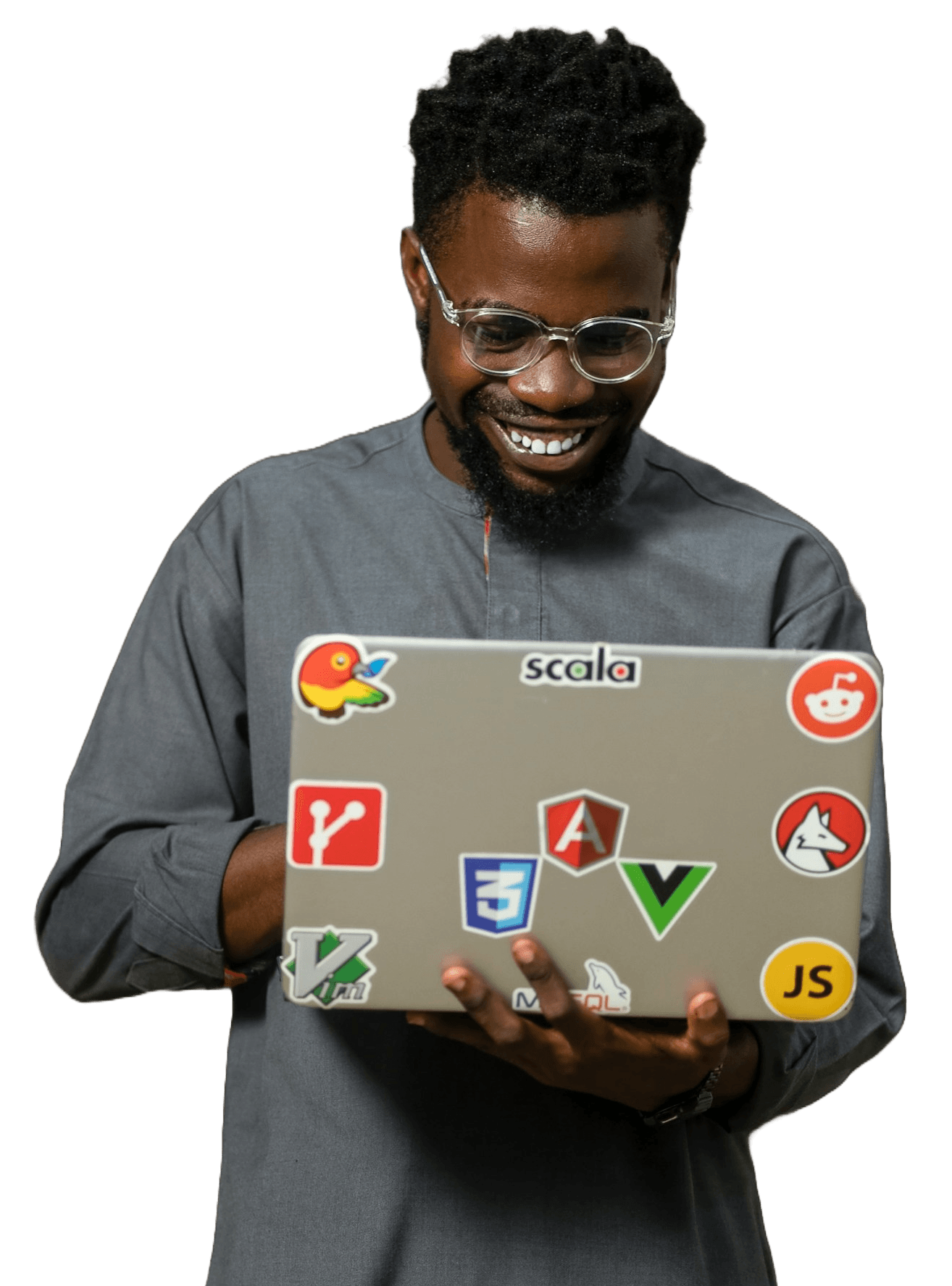 Shadow image of a youth