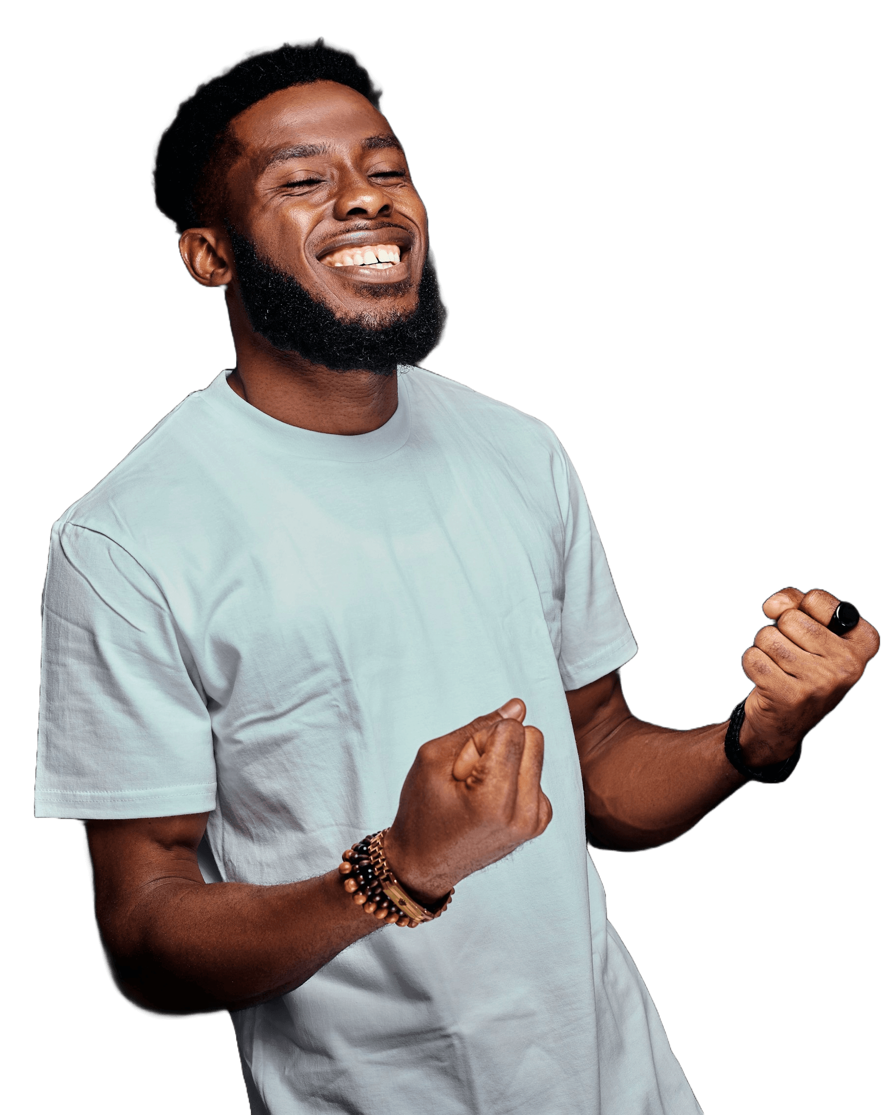 Shadow image of a youth